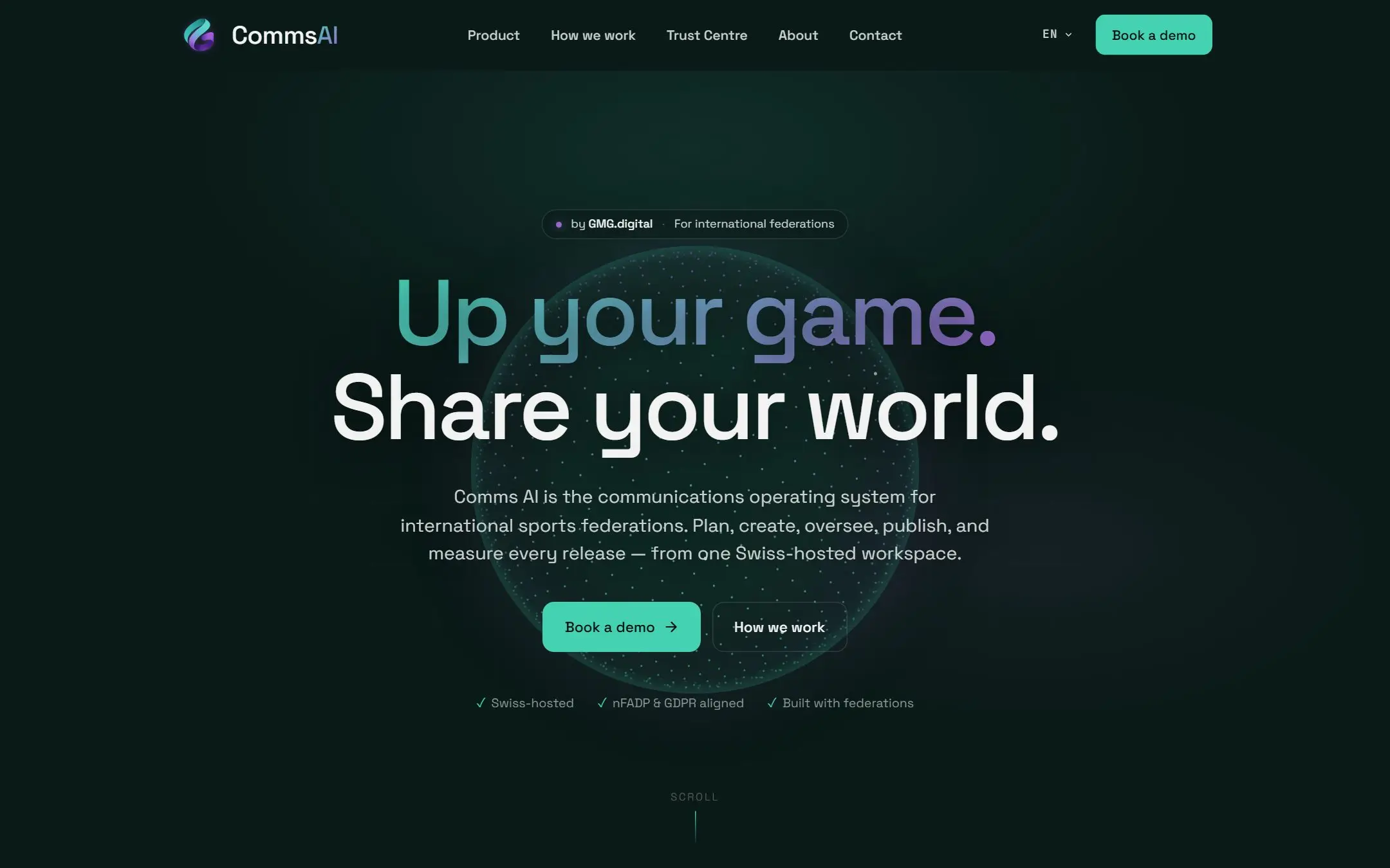 Aperçu du site comms-ai.com
